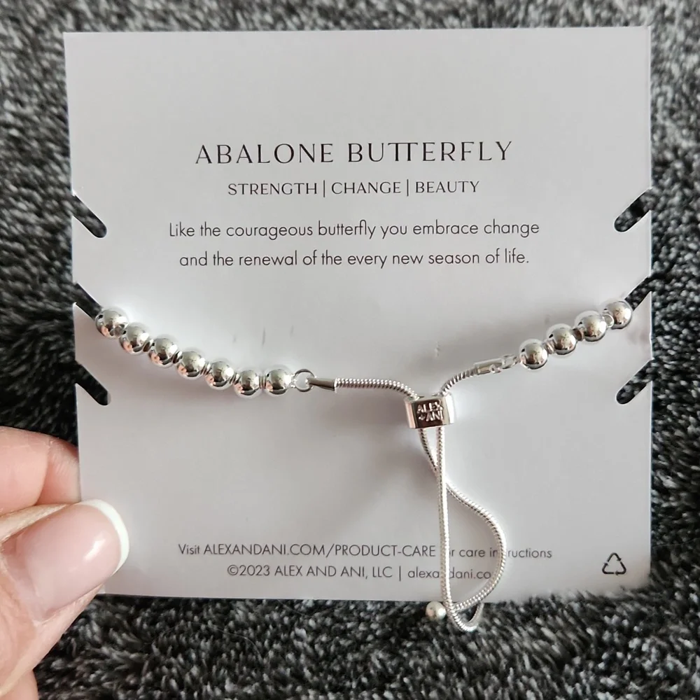 Alex and Ani butterfly bracelet - Picture 2 of 2
